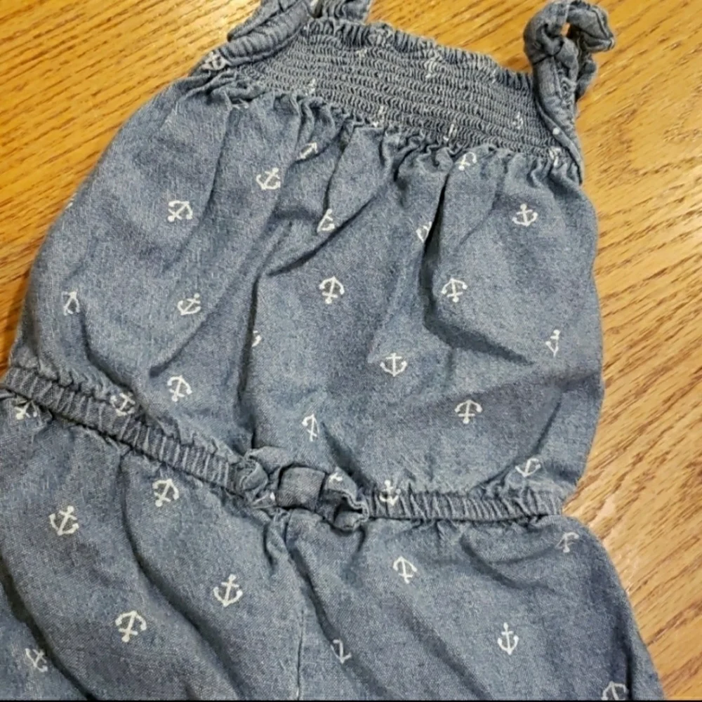 Old Navy Infant Girl Summer Jumper Romper Chambrey